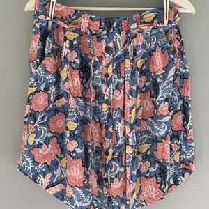 LOFT Blue, Pink, Yellow Skirt